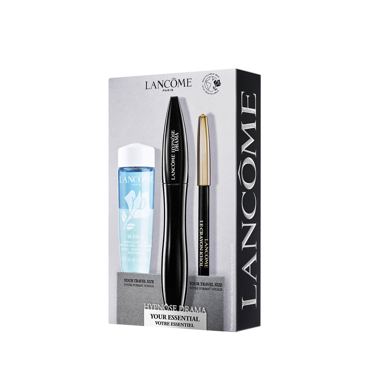 SET DE MASCARA HYPNÔSE DRAMA CON LE CRAYON KHÔL Y BI-FACIL (SET DE REGALO DE MAQUILLAJE)